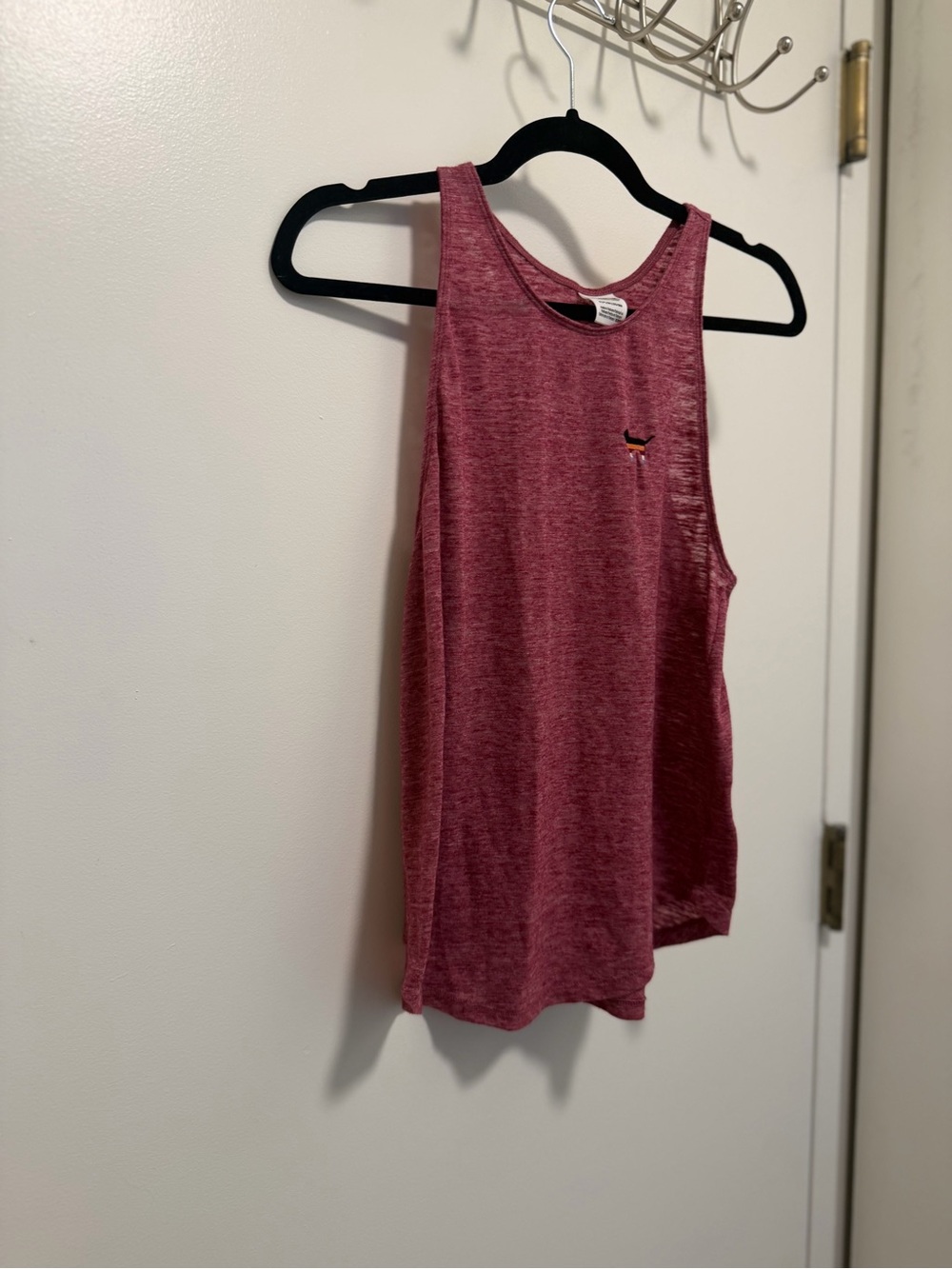 Victoria's Secret PINK tank top, rose colored, muscle cut, size small y2k
